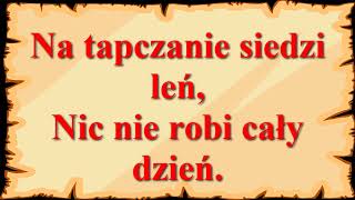 Leń  Jan Brzechwa  znane wierszyki dla dzieci czytane do poduszki [upl. by Oedama699]