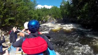 Whitewater Rafting  Canada Falls Maine [upl. by Lew190]