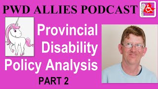 Ontario ODSP policy discussion  PWD Allies S2 Ep 11 [upl. by Eelan]