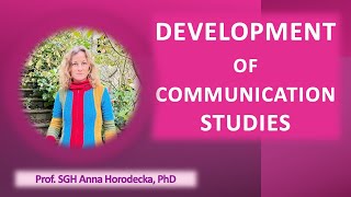 Development of communication studies [upl. by Hunley]