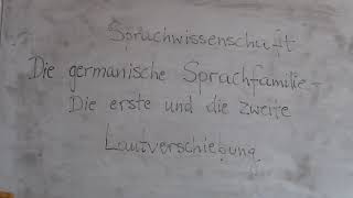 Geschichte des Deutschen  Die erste und zweite Lautverschiebung  Sprachwissenschaft [upl. by Hirza]