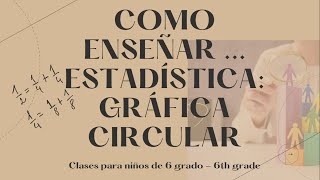 Cómo enseñar Estadística Gráfica Circular [upl. by Heindrick]