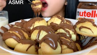 ASMR Profiteroles  Nutella and Milk😋  Mukbang Eating Sounds [upl. by Oliviero]