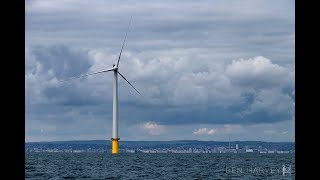 Boat trip to Rampion Wind Farm  Brighton coast [upl. by Ennyl]