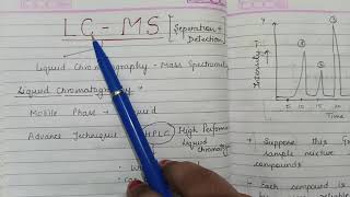 LCMS Liquid Chromatography Mass Spectrometry [upl. by Marilla180]