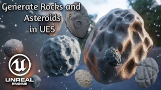 Unreal Engine 5  Procedural Asteroid Generator  Patreon Project [upl. by Trebled748]