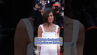 Carlota Casiraghi conquista Cannes con su elegancia y belleza monaco albertofmonaco casiraghi [upl. by Anwahsat]