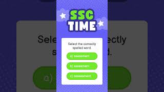 Correctly spelt 2 ssc sscquiz studywithme study students studymotivation ssccgl2024 [upl. by Hepza]