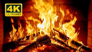 🔥 Cozy Fireplace 4K 12 HOURS Fireplace with Crackling Fire Sounds Crackling Fireplace 4K [upl. by Law]