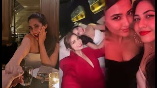 Actress Reem Shaikhs Date Night Enjoys Dinner With Jiya Shankar And Tejasswi Prakash l In Photos [upl. by Kezer]