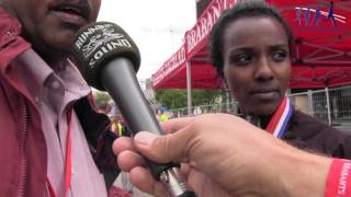 Tirunesh Dibaba interview hardloopnieuwsnl [upl. by Anirtek137]