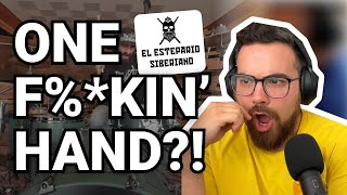 Drummer reacts to mindblowing ONE HANDED DRUMMING FROM EL ESTEPARIO SIBERIANO [upl. by Fanestil]