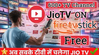 how to downloade Jio TV App for Android TV  Firestick  smart tv  FREE All TV Channel  Hindi [upl. by Etolas]