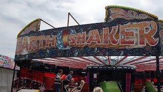 Earth Shaker Waltzer  William Cole amp Son Funfair Christchurch Quay August 2024 funfair fairground [upl. by Tterb]