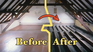 We Opened the Floor Panels… and Found This Renovation Timelapse [upl. by Ifen]