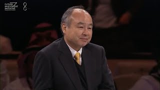 Masayoshi Son discusses investments in Artificial Intelligence at FII 2024 [upl. by Rihana110]