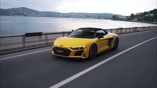 Audi R8 Spyder V10 Speedway Yellow Official Video Directed By Osman Metin Güneş [upl. by Elletsyrc160]