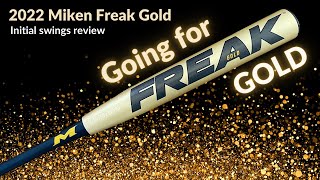 INITIAL SWINGS REVIEW  2022 Miken Freak Gold for ASA [upl. by Eenwat]