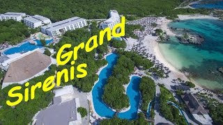 Grand Sirenis Riviera Maya Resort Map Mayan Beach resort and spa Resort Tour [upl. by Ellerihs54]