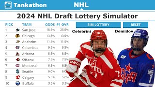 TANKATHON 2024 NHL Draft Simulation  NHL Mock Draft [upl. by Tiga]