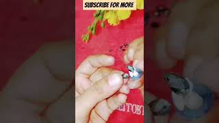 creative finger ring 💍 making at home subscribe for more diy shortvideo [upl. by Yggam]