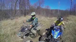 Honda Trx450r ATV Riding WV  Why we Ride 450R [upl. by Ainezey]