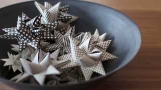 How to fold a Scandinavian Christmas star [upl. by Astra]