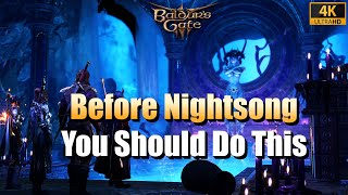 Baldurs Gate 3  Things You Should Do Before Nightsong [upl. by Hall]