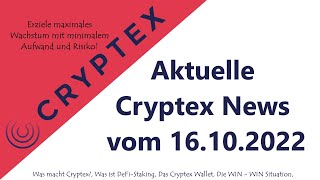 Aktuelle Cryptex News vom 16102022 [upl. by Ameer]