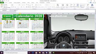 La Mejor Plantilla Calendario Excel 2020 [upl. by Aniahs]