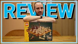 We review LEGO Traditional Chess Set while playing chess [upl. by Aihsi]