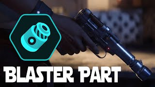 How To Steal Blaster Part From Pyke Or Crimson Dawn District  Star Wars Outlaws [upl. by Naesyar]