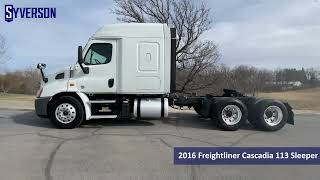 2016 Freightliner Cascadia 113 Sleeper Walkthrough Video [upl. by Ashti]