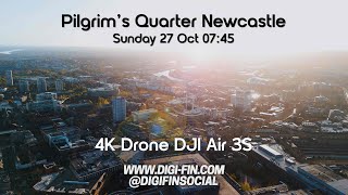 Pilgrims Quarter Newcastle 4K DJI Air3S [upl. by Ylera352]