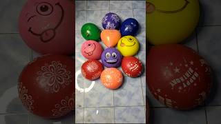 Beautiful Purple Yellow Red Green Orange Combination Balloon Pop Reverse। shorts asmr [upl. by Onitsoga]