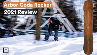 2021 Arbor Coda Rocker Snowboard Review  Curated [upl. by Paley]