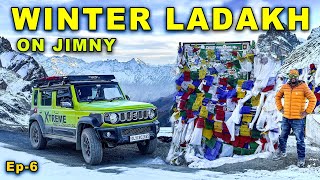 WINTER LADAKH 2023  FREEZING COLD ❄️ SINGE LA  SIRSIR LA  ZANSKAR ON JIMNY  Ep6 [upl. by Nialb501]