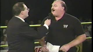 Sgt Slaughter makes an announcement [upl. by Ardnuhsed]