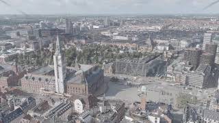 ALog Copenhagen Denmark Town Hall and Town Hall Square Radhuspladsen Panorama of the centr [upl. by Naitsyrk]