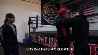 Cal Street Boxing visits Los Gallos Boxing Academy [upl. by Claudian]