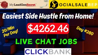 Social Sale Rep Side Hustle From Home Day 280 [upl. by Tacita]