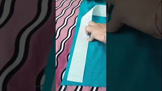 How to apply bukram strip on lehenga shortvideo [upl. by Yanttirb]