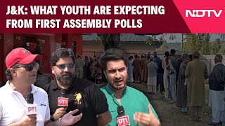 Jammu Kashmir Voting  JampK What The Youth Are Expecting From First Assembly Polls In 10 Years [upl. by Ahterahs]