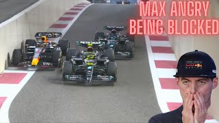 Max verstappen angry being blocked in pitlane f1 maxverstappen abhudhabi formula1 formula [upl. by Nesnar456]