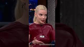 Anya Taylor Joys INSANE Mad Max Driving Story on Stephen Colbert [upl. by Atined]