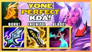 PERFECT YONE KDA BUILD AND GAMEPLAY FLEET FOOTWORK HEALING [upl. by Aicilif]