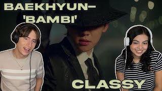 BAEKHYUN Bambi MV Reaction  Music Producer and Video Editor React  Mysterious Old Money Vibes [upl. by Adnomal]