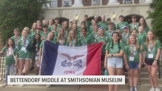 Bettendorf middle schoolers place at Smithsonian contest [upl. by Ecirtra]