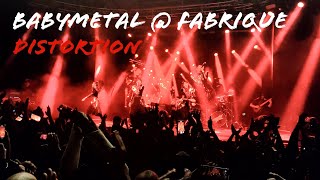 BABYMETAL World Tour  Fabrique Milano  DISTORTION Fan Cam 08122023 [upl. by Ebony749]