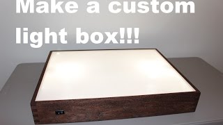 How to build a light box [upl. by Llehsal]